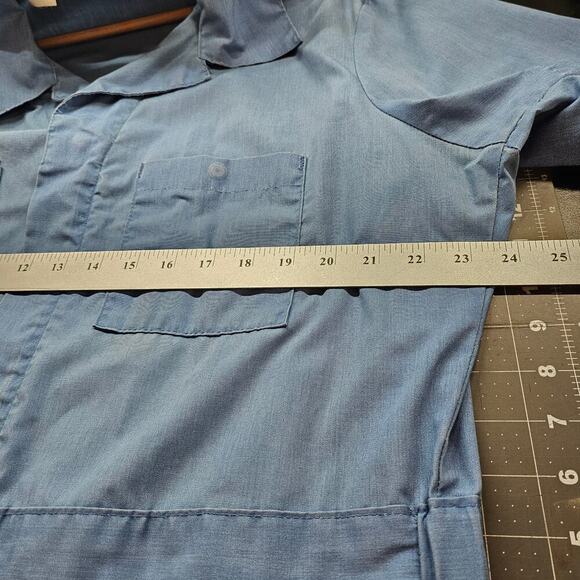 Dickies Vintage Coveralls Mens Size 44 Medium Blue 90s Utility Streetwear Grunge - Picture 10 of 14